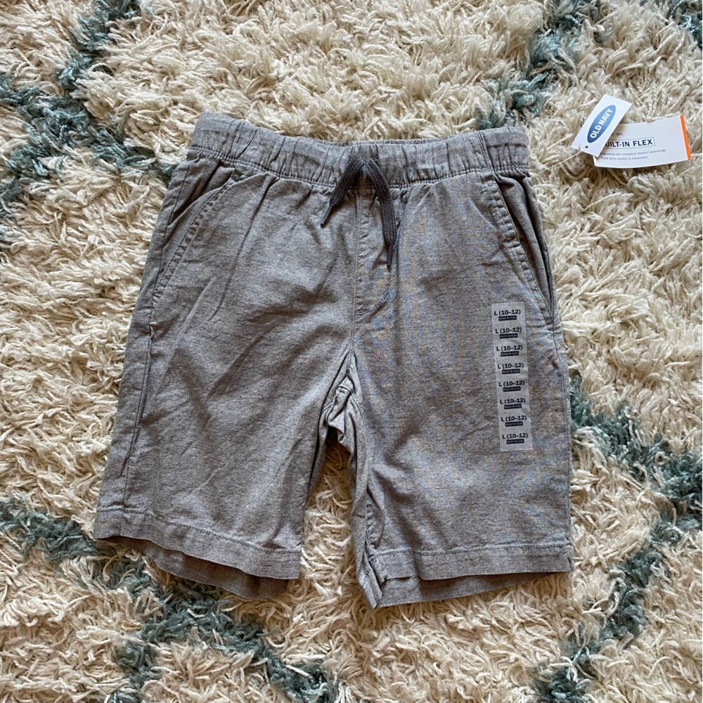Boys heather gray casual shorts